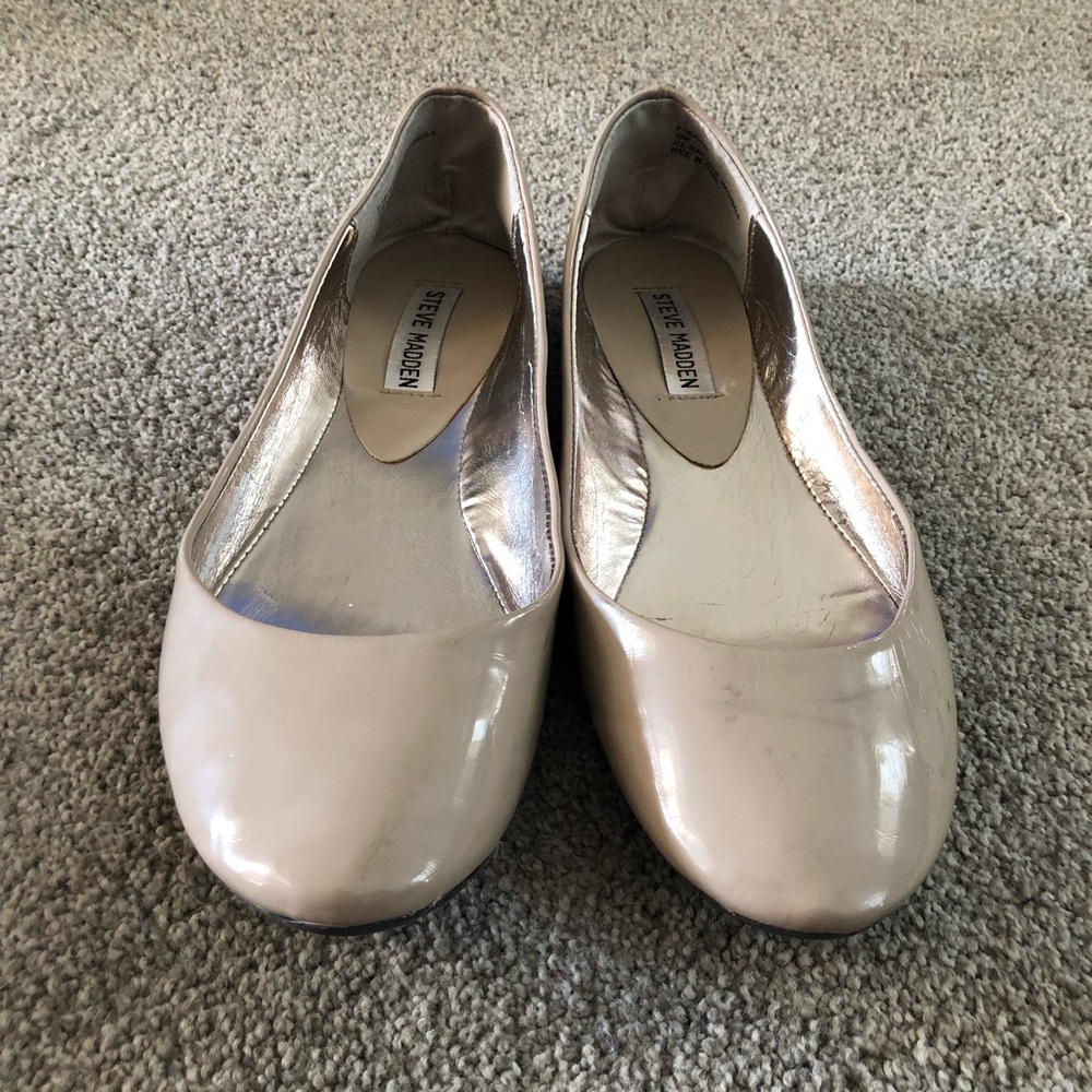 Steve Madden Nude Flats